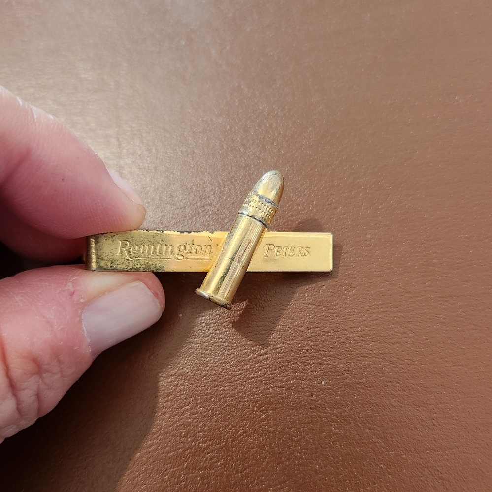 Gold Bullet Tie Clip